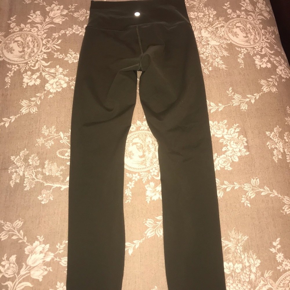 Lulu lemon olive green leggings